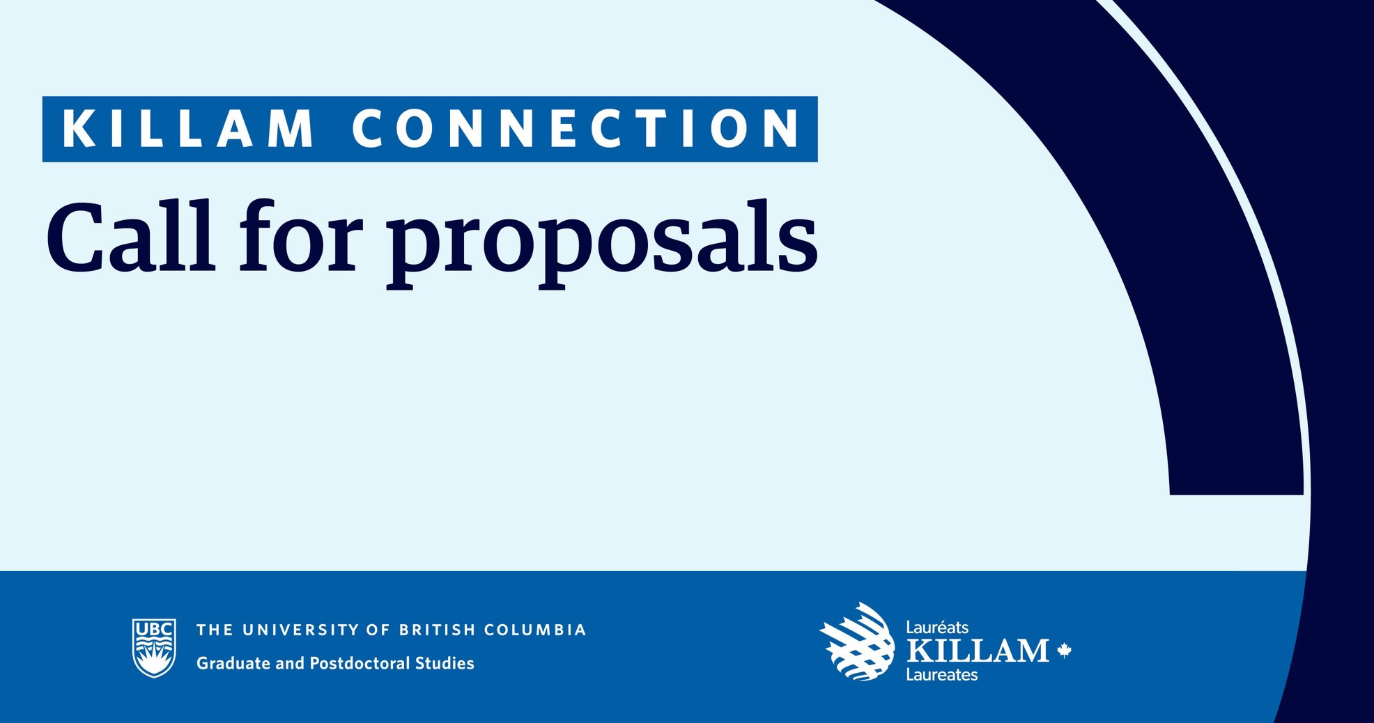 Banner: Killam Connections - Call for proposals 